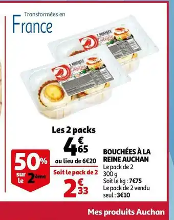 Auchan Auchan bouchées à la reine offre