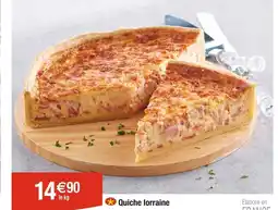 Cora x Carrefour Quiche lorraine offre