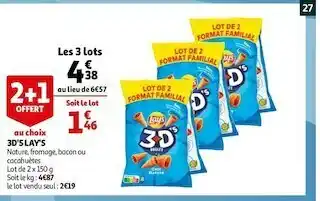 Auchan Lay's 3d's offre