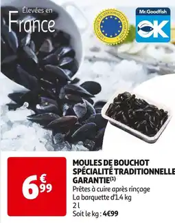 Auchan Supermarché Mr.Goodfish MOULES DE BOUCHOT offre