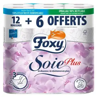 Auchan Papier Toilette Soie Plus Foxy offre