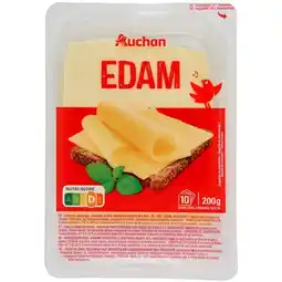 Auchan 30% D'économie Sur Le 2Ème Au Choix Sur La Gamme Des Fromages En Tranches Auchan offre