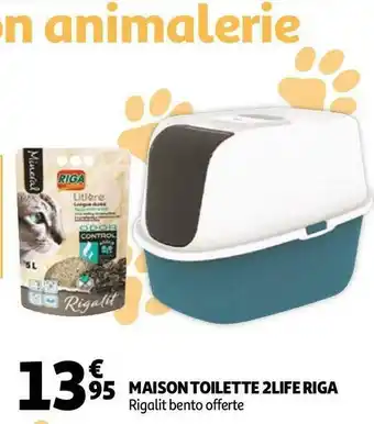 Auchan One maison toilette 2life riga offre