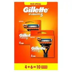 Auchan Lames Fusion 5 Gillette offre