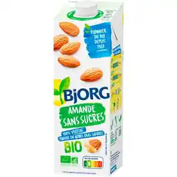 Auchan Lait D'amande Sans Sucres Bio Bjorg offre