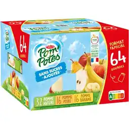 Auchan Compotes Pom'potes offre