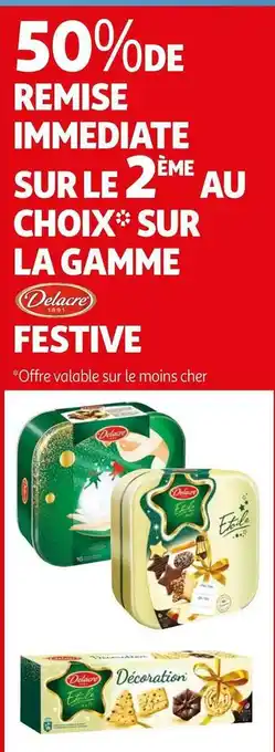 Auchan Delacre bon plan sur la gamme delacre offre