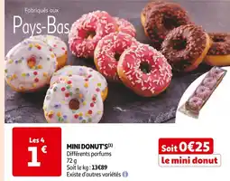 Auchan Supermarché MINI DONUTS offre