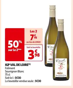 Auchan Supermarché IGP VAL DE LOIRE offre