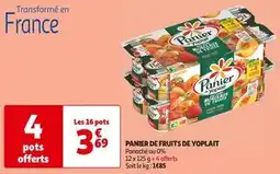 Auchan Supermarché YOPLAIT PANIER DE FRUITS offre