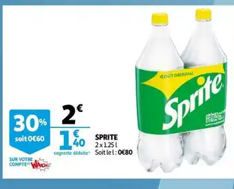 Auchan Sprite sprite offre