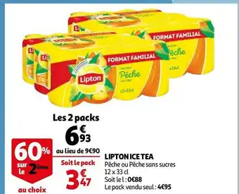 Auchan Lipton lipton ice tea offre