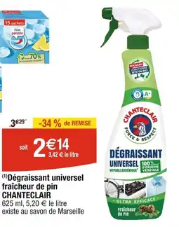 Cora x Carrefour (1)Dégraissant universel fraîcheur de pin CHANTECLAIR offre