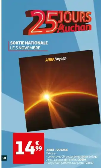 Auchan Abba - voyage offre