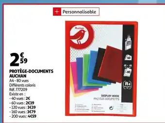 Auchan protège-documents