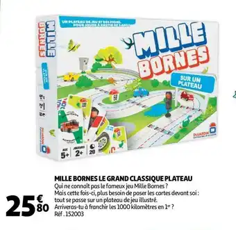 Auchan Mille bornes le grand classique plateau offre