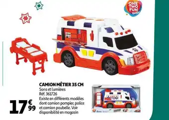 Auchan Camion métier 35 cm offre