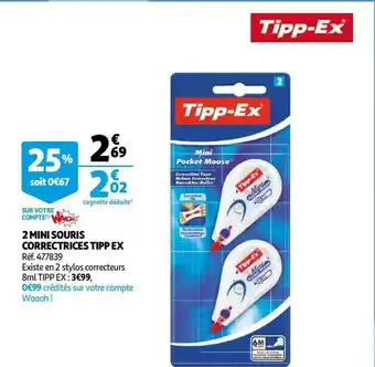Tipp-ex 2 mini souris correctrices