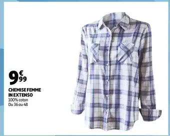 Auchan In extenso chemise femme offre