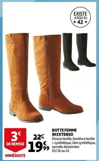 In extenso botte femme