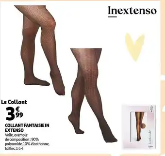 Auchan In extenso collant fantaisie offre