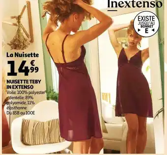 Auchan In extenso nuisette teby offre
