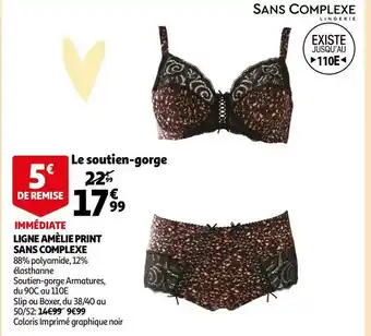 Auchan Sans complexe ligne amèlie print offre