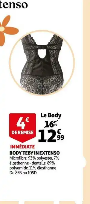 Auchan In extenso body teby offre