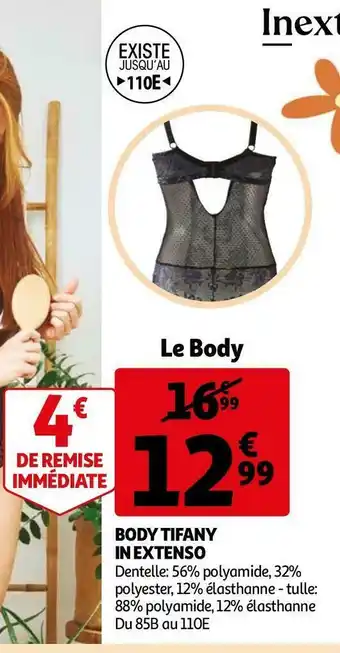 Auchan In extenso body tifany offre