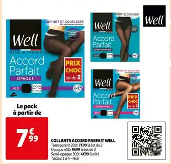 Well collants accord parfait