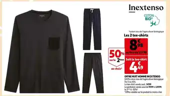 Auchan In extenso offre nuit homme offre