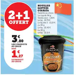 U Express NOUILLES SAUTEES OYAKATA offre