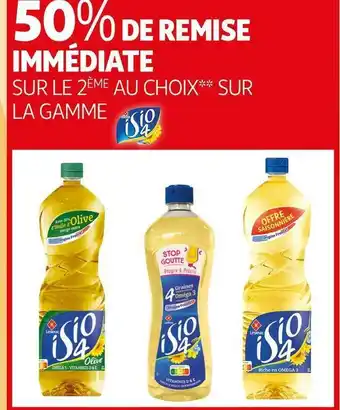 Auchan Isio 4 bon plan sur l'huile de la marque isio 4 offre