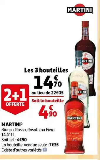 Auchan Martini martini offre