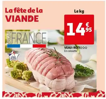 Auchan Veau : rôti offre