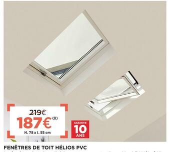 Lapeyre Fenêtres de toit hélios pvc offre
