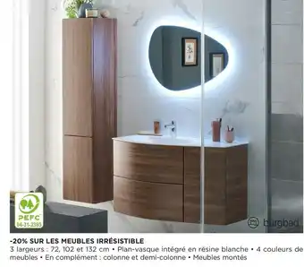 Lapeyre Burgbad bon plan sur les meubles irrésistible offre
