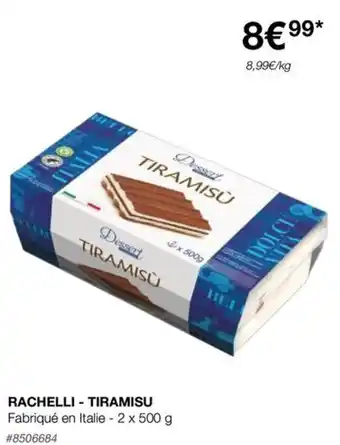 Costco RACHELLI - TIRAMISU offre