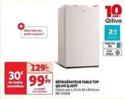 Auchan Qilive - réfrigérateur table top q.6597 offre