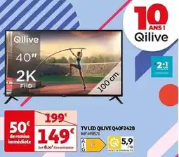 Auchan Qilive - tv led q40f242b offre