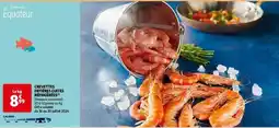Auchan Supermarché Crevettes entières cuites réfrigérées offre
