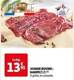 Auchan Supermarché Viande bovine: hampe offre