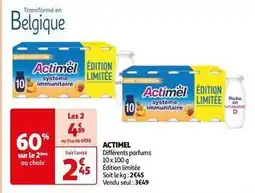 Auchan Supermarché Danone - actimel offre