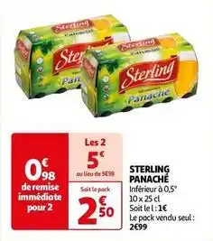 Auchan Supermarché Sterling - panache offre