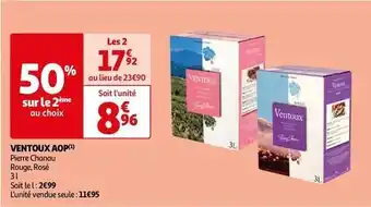 Auchan Supermarché Pierre chanau - ventoux aop offre