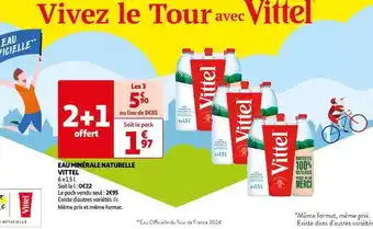 Auchan Supermarché Vittel - eau minerale naturelle offre