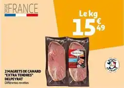 Auchan Delpeyrat - 2 magrets de canard extra tendres offre