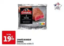 Auchan Charal - 2 pavés de bœuf offre