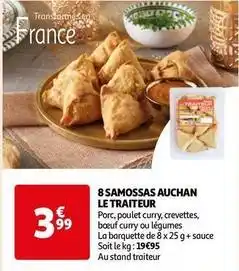 Auchan Auchan - 8 samossas le traiteur offre