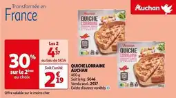 Auchan Auchan - quiche lorraine offre
